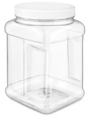 Plastic Grip Jars 1/2 Gallon S15710 Uline