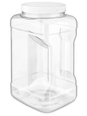 Plastic Grip Jars 1 Gallon S15711 Uline