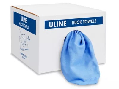 Huck Towels 25 lb box S15734 Uline