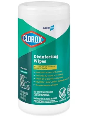 Clorox® Disinfecting Wipes Fresh Scent, 75 ct S15766 Uline