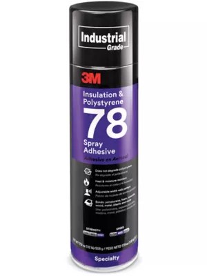 3M Polystyrene Foam 78 Spray Adhesive S15828 Uline