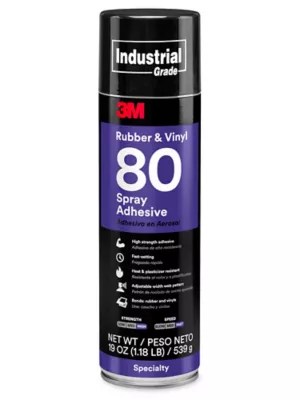 3M Rubber and Vinyl 80 Spray Adhesive S15833 Uline