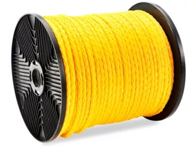 Hollow Braid Polypropylene Rope 1/4" x 500' S15872 Uline