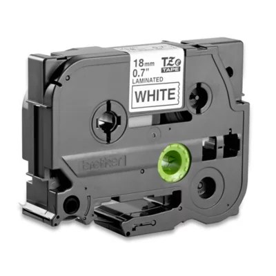 Brother® PTouch® TZe Tape Black on White, 3/4" S16117 Uline