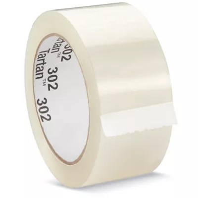 3M 302 Carton Sealing Tape 2" x 110 yds, Clear S16345 Uline