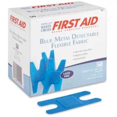 Metal Detectable Bandages Flexible Knuckle S16417 Uline