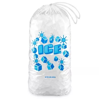 Drawstring Ice Bags 8 lb, 11 x 19 x 3 1/2" S16467 Uline