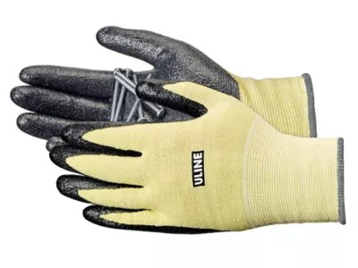 Uline Foam Nitrile Coated Kevlar® Cut Resistant Gloves XL S16858X Uline