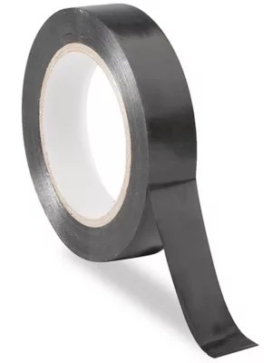 Uline Industrial Vinyl Safety Tape 1" x 36 yds, Black S16860 Uline
