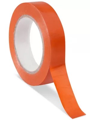 Uline Industrial Vinyl Safety Tape 1" x 36 yds, Orange S16861 Uline