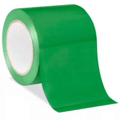 Uline Industrial Vinyl Safety Tape 4" x 36 yds, Green S16865 Uline