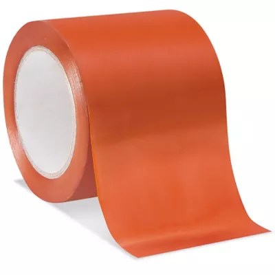 Uline Industrial Vinyl Safety Tape 4" x 36 yds, Orange S16866 Uline