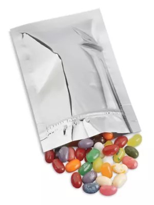 Metalized Food Bags Reclosable, 3 x 5" S16893 Uline