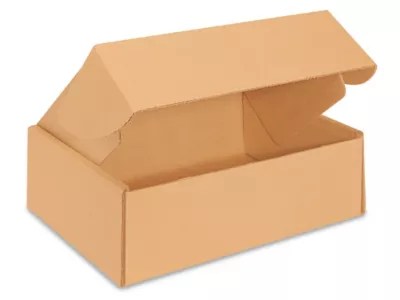 11 1/8 x 8 3/4 x 4" Kraft Tab Locking Literature Mailers S16922 Uline