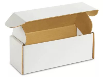 10 x 4 x 4" White Tab Locking Literature Mailers S16947 Uline