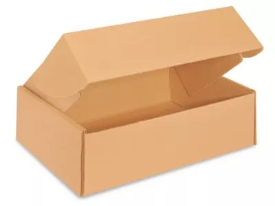 12 1/8 x 9 1/4 x 4" Kraft Tab Locking Literature Mailers S16952 Uline