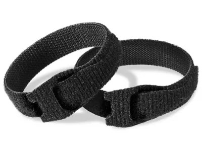 Velcro® Brand Cable Ties 3/4 x 8", Black S17102 Uline