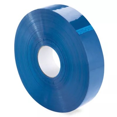 Machine Length Tape - 1.9 Mil, 2" x 1,000 yds, Blue S-17270BLU - Uline