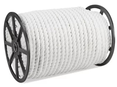 Twisted Polypropylene Rope 1" x 600', White S17658W Uline