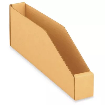 Kraft Corrugated Parts Bins 2 x 12 x 4 1/2" S17874 Uline