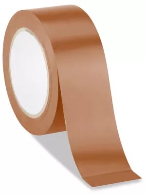 Uline Industrial Vinyl Safety Tape 2" x 36 yds, Brown S18004 Uline