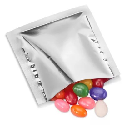 Metalized Food Bags Open End, 3 1/2 x 4" S18137 Uline