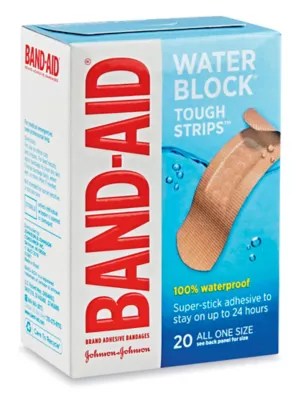 BandAid® Waterproof Bandages 1 x 3 1/4" S18325 Uline