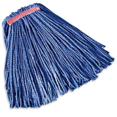 Economy Microfiber Wet Mop Head 24 oz, Blue S18366BLU Uline