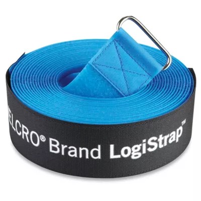 Jumbo Velcro® Brand Strap Standard, 2" x 23', Blue S18397 Uline