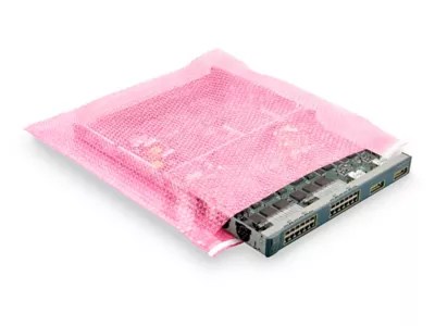 AntiStatic Bubble Bags SelfSeal, 24 x 24" S18399 Uline