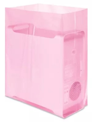 15 x 9 x 24" 2 Mil Gusseted AntiStatic Poly Bags S18406 Uline