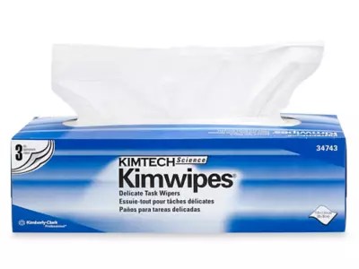 Kimwipes® LowLint Wipers 3Ply, 12 x 12" S18431 Uline
