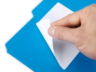 Uline Removable Laser Labels White, 4 x 5" S18455 Uline