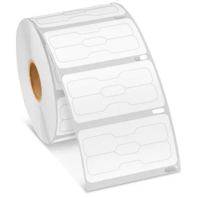 Uline Jewelry Mini Printer Labels White Paper, 3/8 x 3/4" S18475 Uline