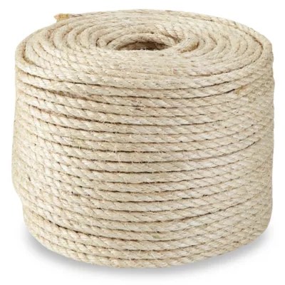 Twisted Sisal Rope 3/8" x 500' S18523 Uline