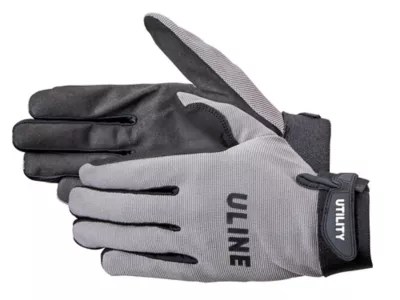 Uline Utility Gloves Gray, XL S19190GRX Uline