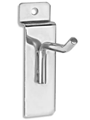 Peg Hooks for Slatwall 2", Chrome S19197C Uline