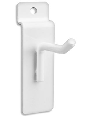 Peg Hooks for Slatwall 2", White S19197W Uline