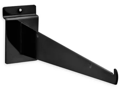 Shelf Bracket for Slatwall 10", Black S19201BL Uline