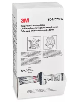 3M 504 Respirator Cleaning Wipes S19288 Uline