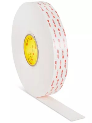 3M 4950 VHB DoubleSided Foam Tape 1 1/2" x 36 yds S19587 Uline