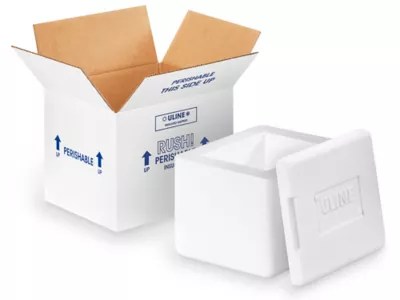 Insulated Foam Shipping Kit 6 x 5 x 4 1/2" S19762 Uline