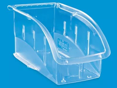 Ultra Clear Bins 10 7/8 x 5 1/2 x 5 1/4" S20027 Uline