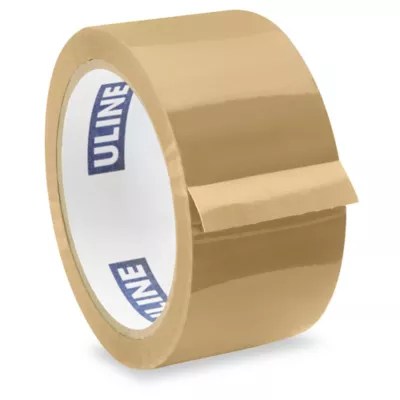 Uline Industrial Tape 2 Mil, 2" x 55 yds, Tan S201 Uline