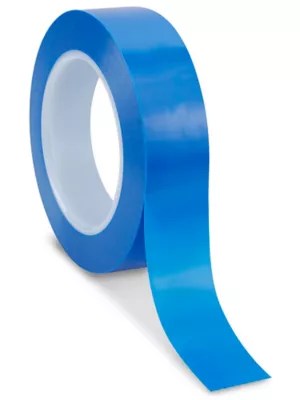 Cleanroom Tape 1" x 36 yds, Blue S20217BLU Uline
