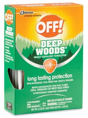 Off! Deep Woods® Wipes S20259 Uline