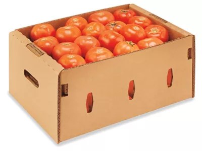 Tomato Box Skid Lot 25 lb S20444S Uline