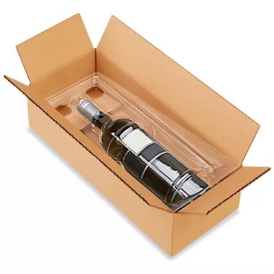 Plastic Wine Shippers 1 Bottle Pack S20638 Uline