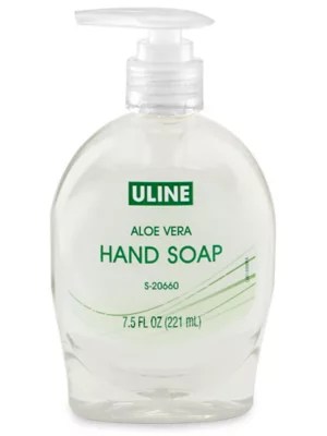Uline Aloe Hand Soap 7.5 oz Dispenser S20660 Uline