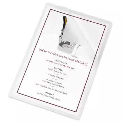 Half Letter Size Laminating Pouches Glossy, 10 Mil S20797 Uline